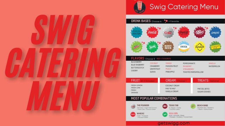 Swig Catering Menu